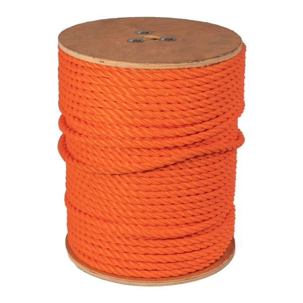 3-Strand Twisted Polypropylene Rope Monofilament, Int'l ORG 1/2